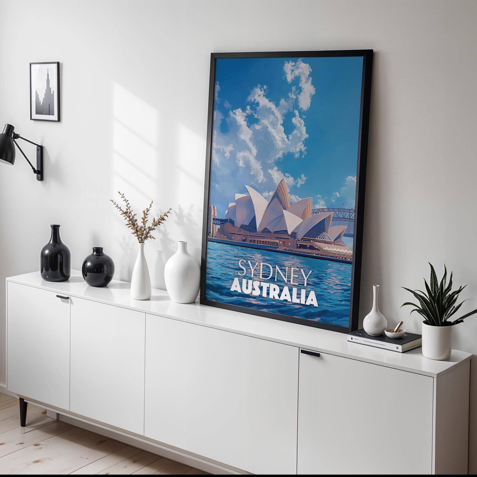 Sydney Opera House Print: Vibrant Australia Harbor Wall Art (Digital Download)