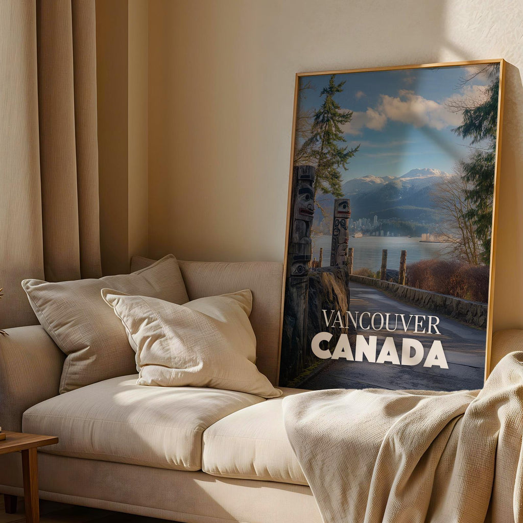 Vancouver Stanley Park Print: Vibrant Canada Cityscape Wall Art (Digital Download)