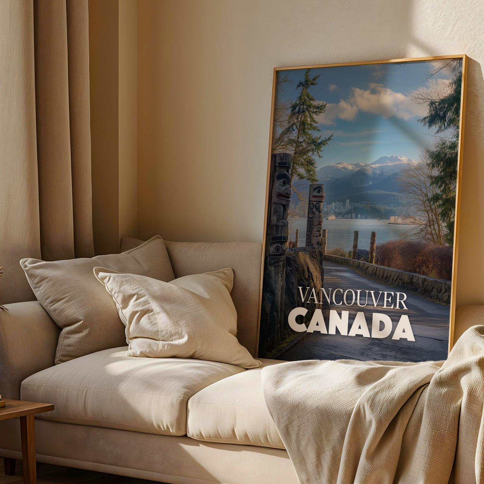 Vancouver Stanley Park Print: Vibrant Canada Cityscape Wall Art (Digital Download)