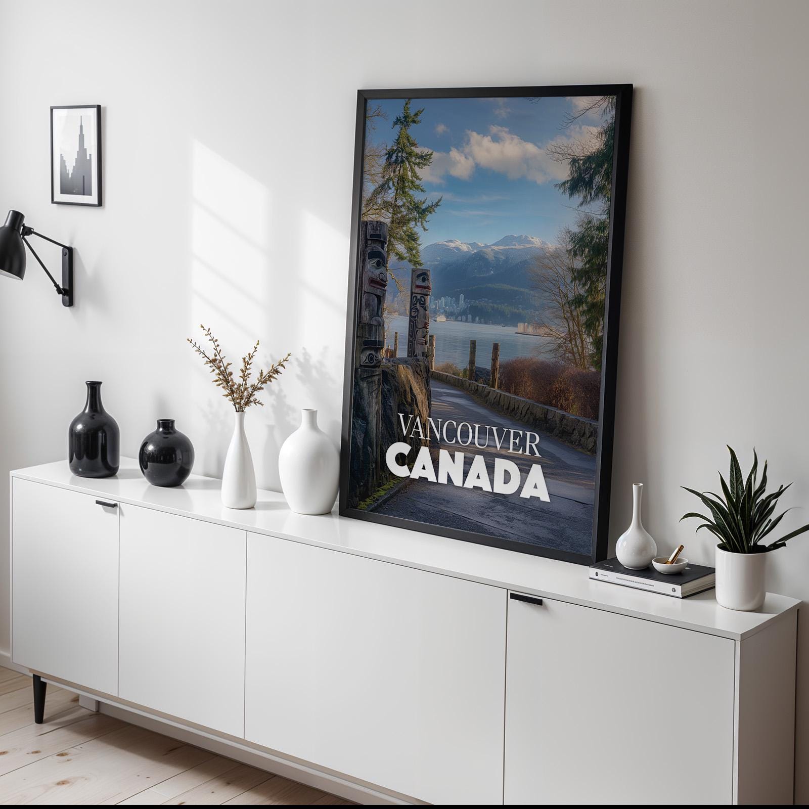 Vancouver Stanley Park Print: Vibrant Canada Cityscape Wall Art (Digital Download)