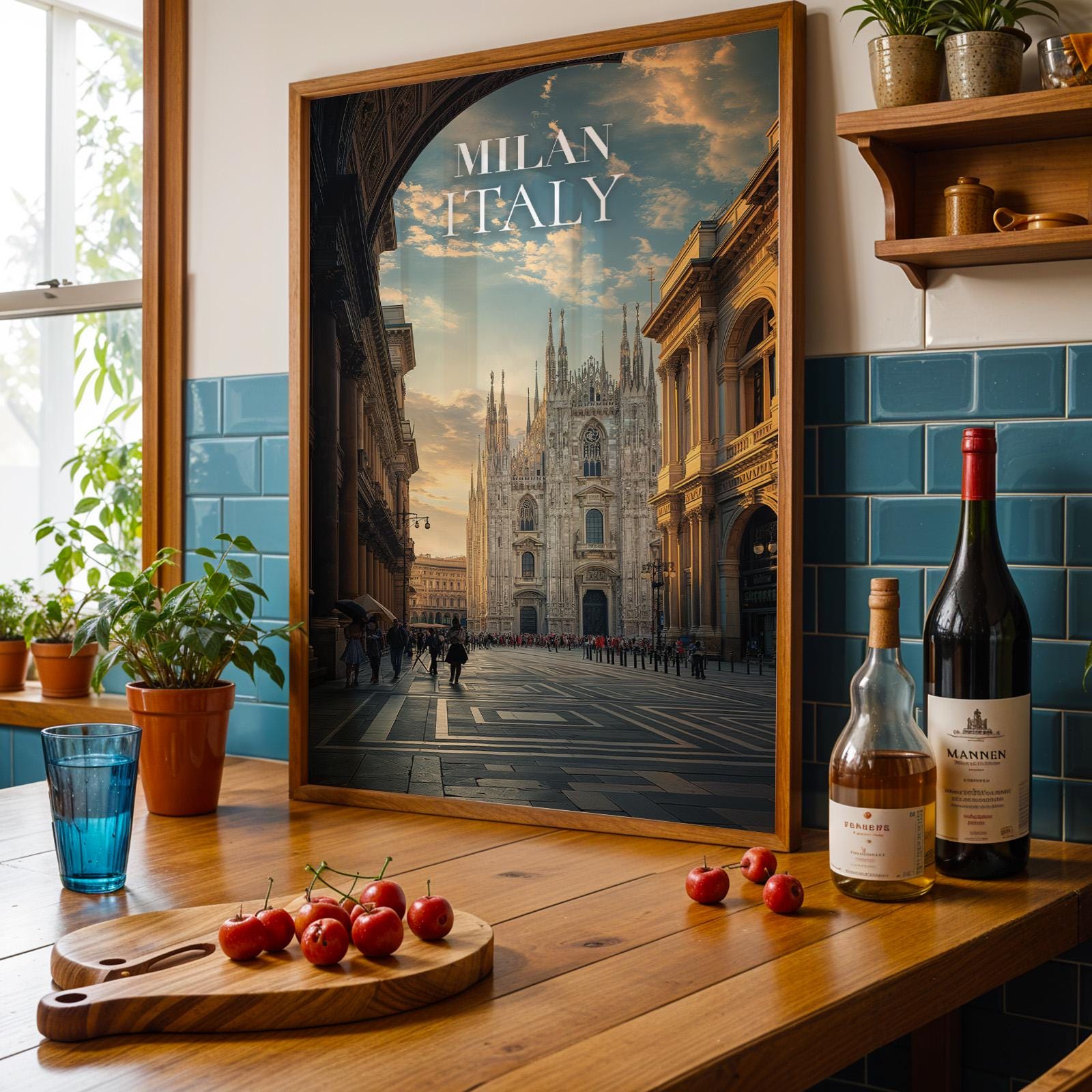 Milan Duomo Print: Vibrant Italy Cityscape Wall Art (Digital Download)