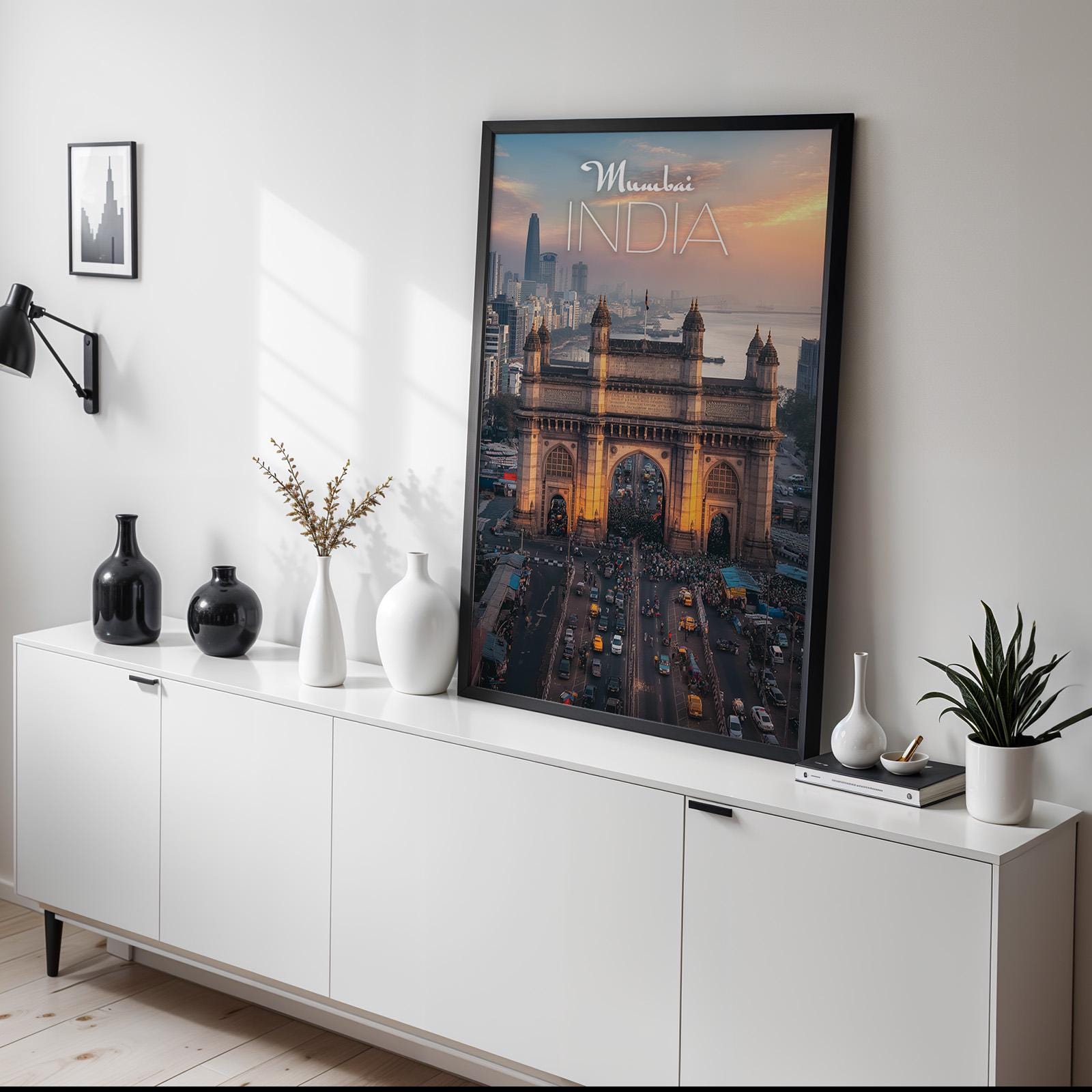 Mumbai Sunset Print: India Gateway Cityscape Wall Art (Digital Download)