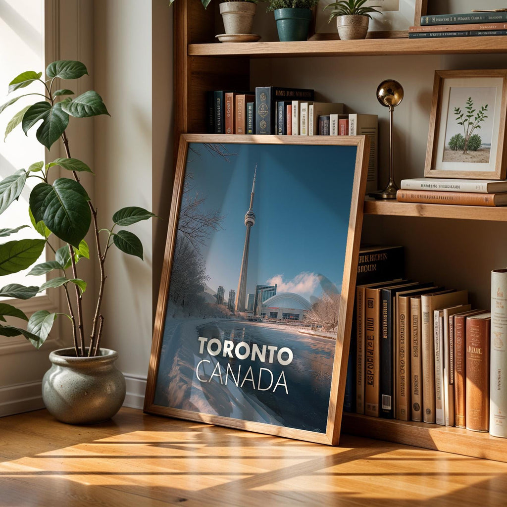 Toronto Cityscape Print: CN Tower, Harbourfront (Digital Download)