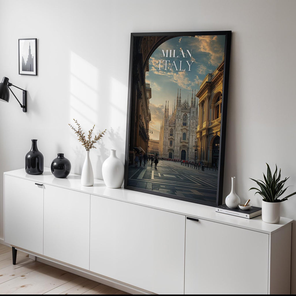 Milan Duomo Print: Vibrant Italy Cityscape Wall Art (Digital Download)