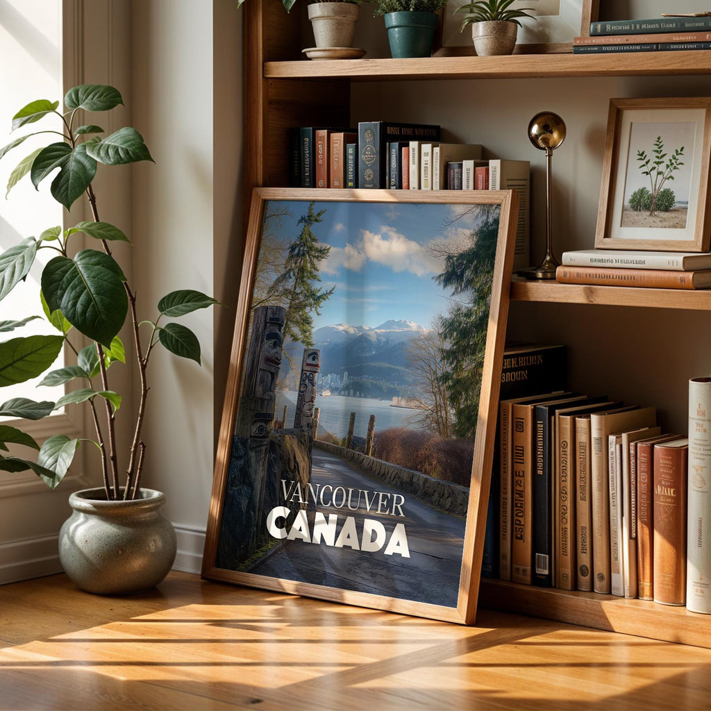 Vancouver Stanley Park Print: Vibrant Canada Cityscape Wall Art (Digital Download)