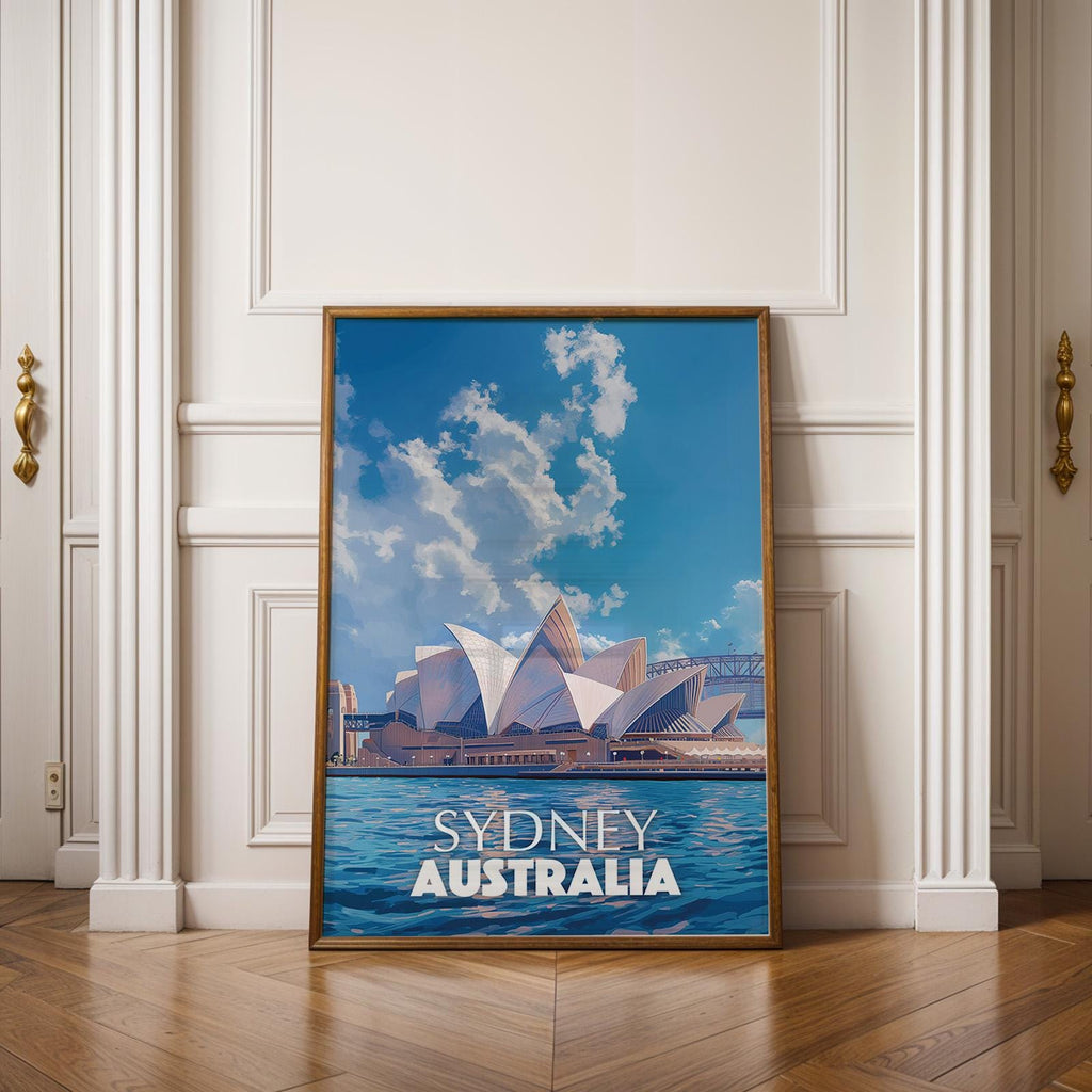 Sydney Opera House Print: Vibrant Australia Harbor Wall Art (Digital Download)