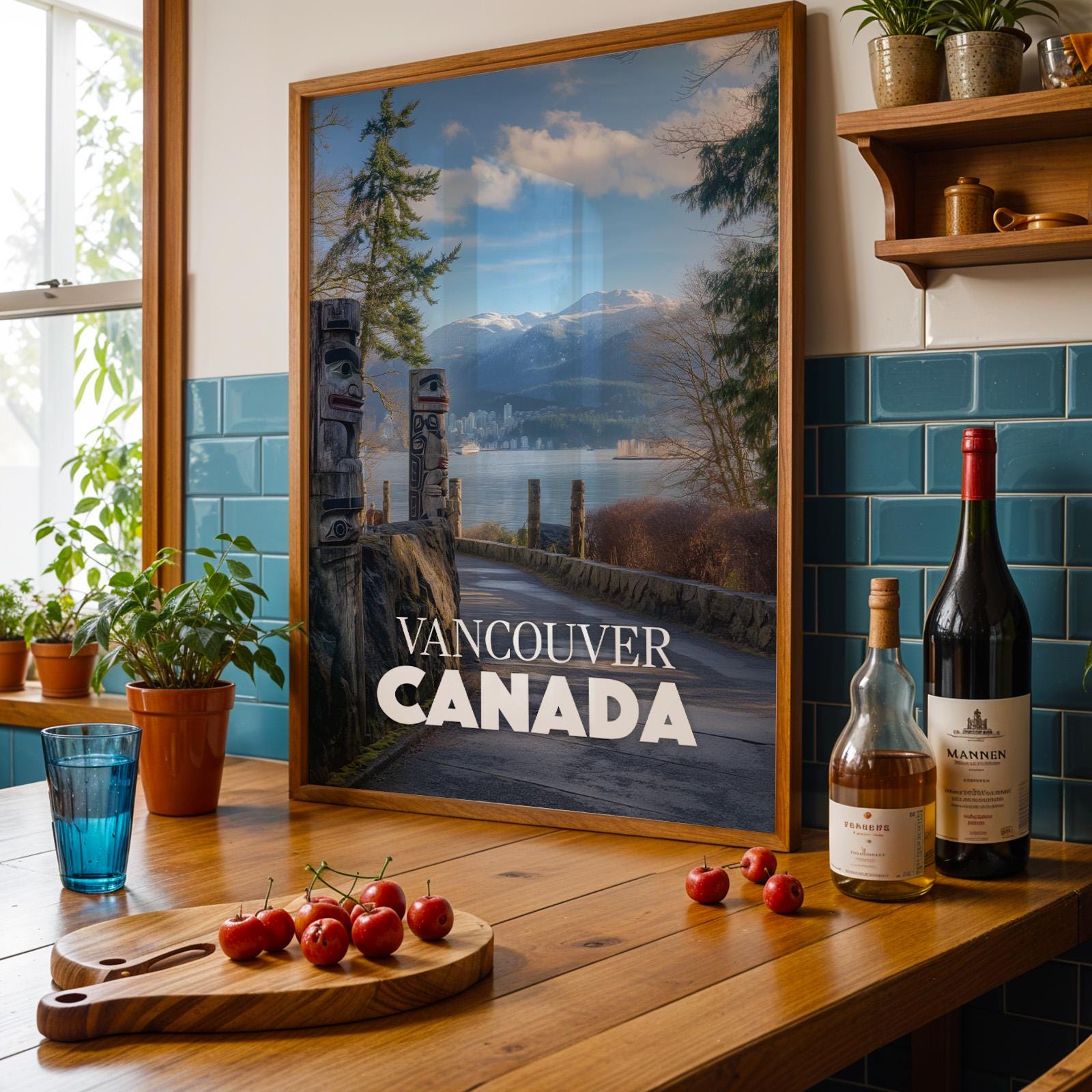 Vancouver Stanley Park Print: Vibrant Canada Cityscape Wall Art (Digital Download)