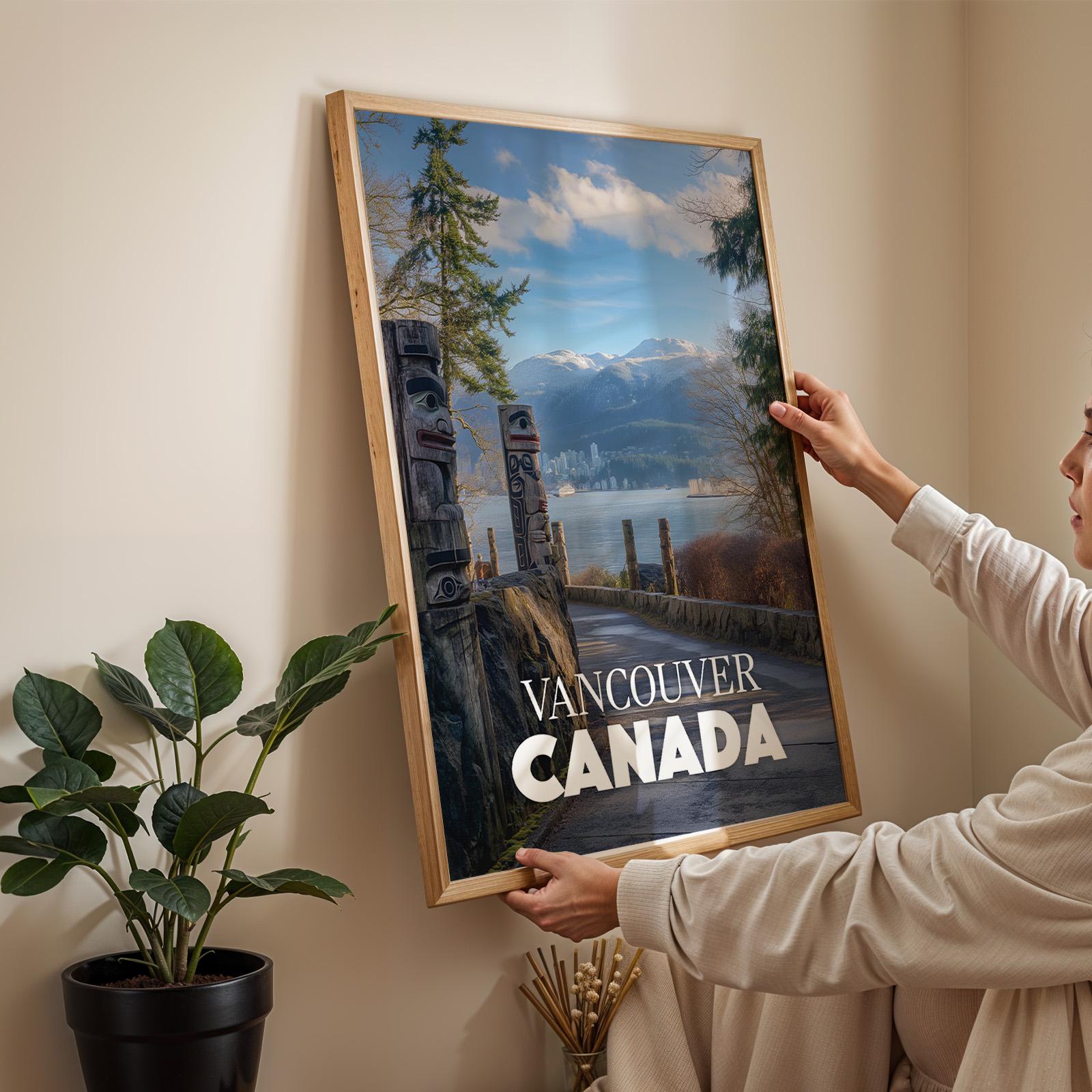 Vancouver Stanley Park Print: Vibrant Canada Cityscape Wall Art (Digital Download)