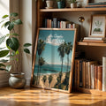 Los Angeles Sunset Cityscape Print: Vibrant California Wall Art (Digital Download)