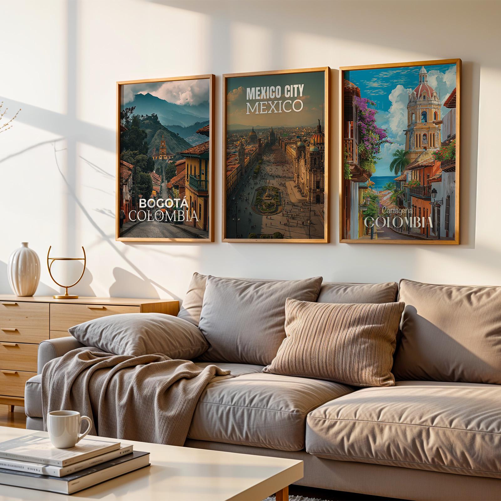 Latin America Cityscape Prints: Custom Gallery Wall Art (Digital Download Bundle)