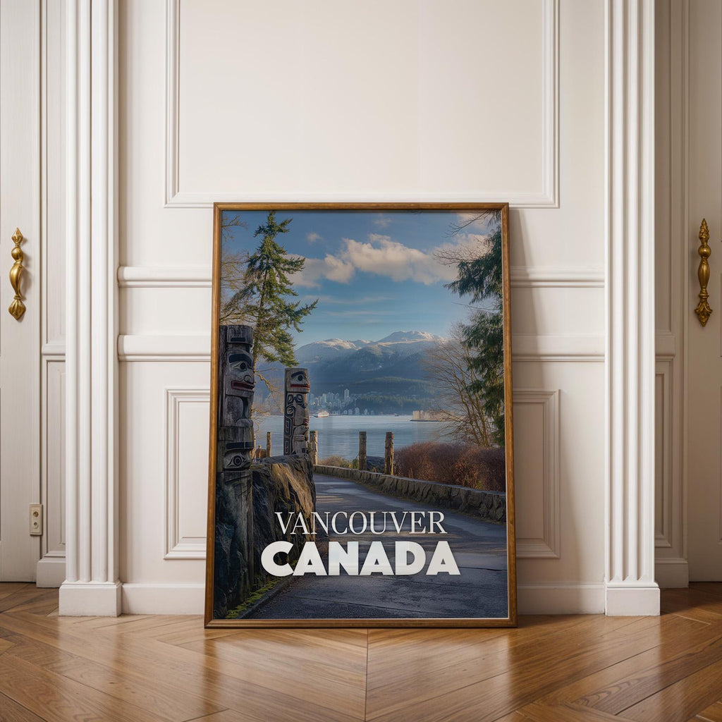 Vancouver Stanley Park Print: Vibrant Canada Cityscape Wall Art (Digital Download)