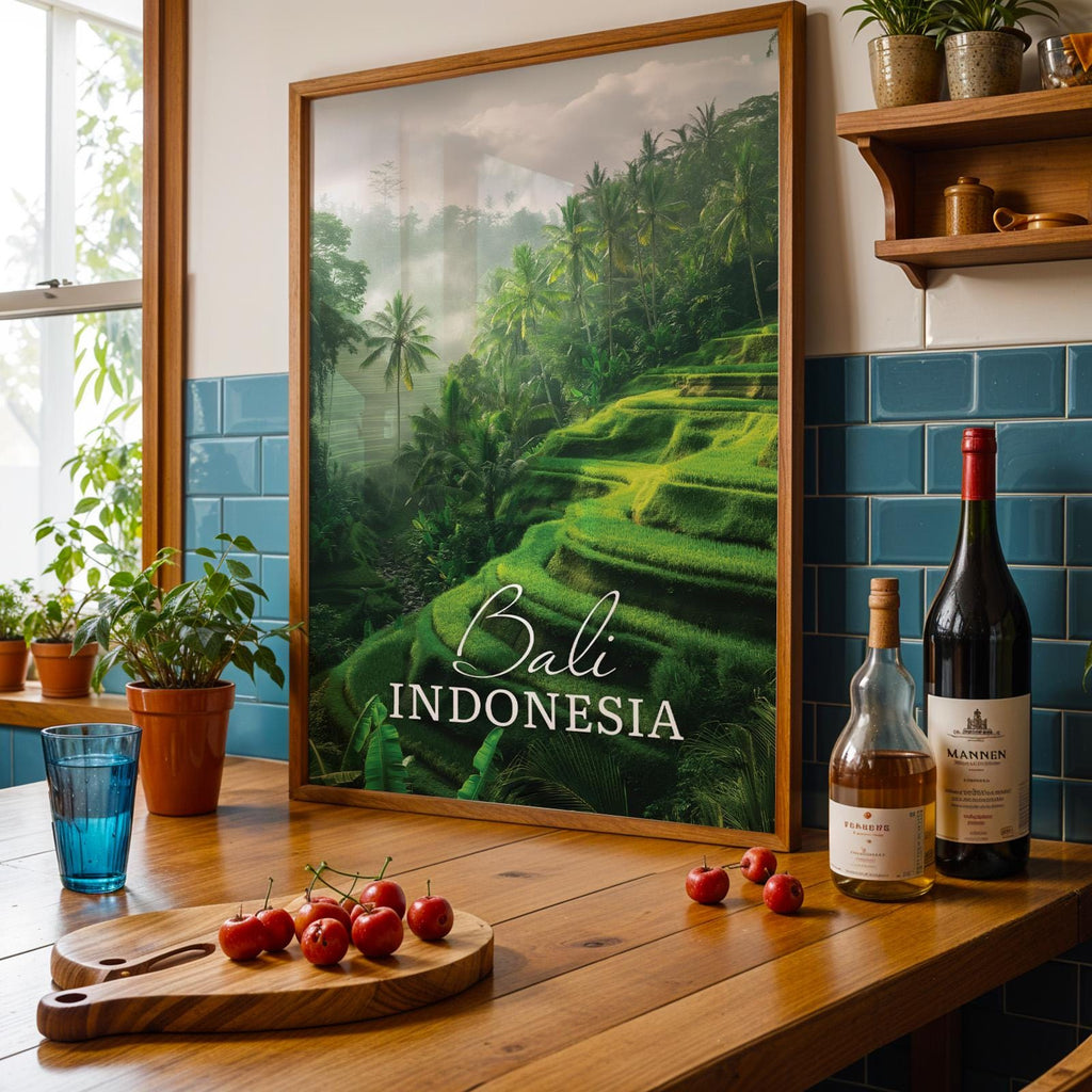 Bali Rice Terraces Print: Ubud Landscape Wall Art (Digital Download)