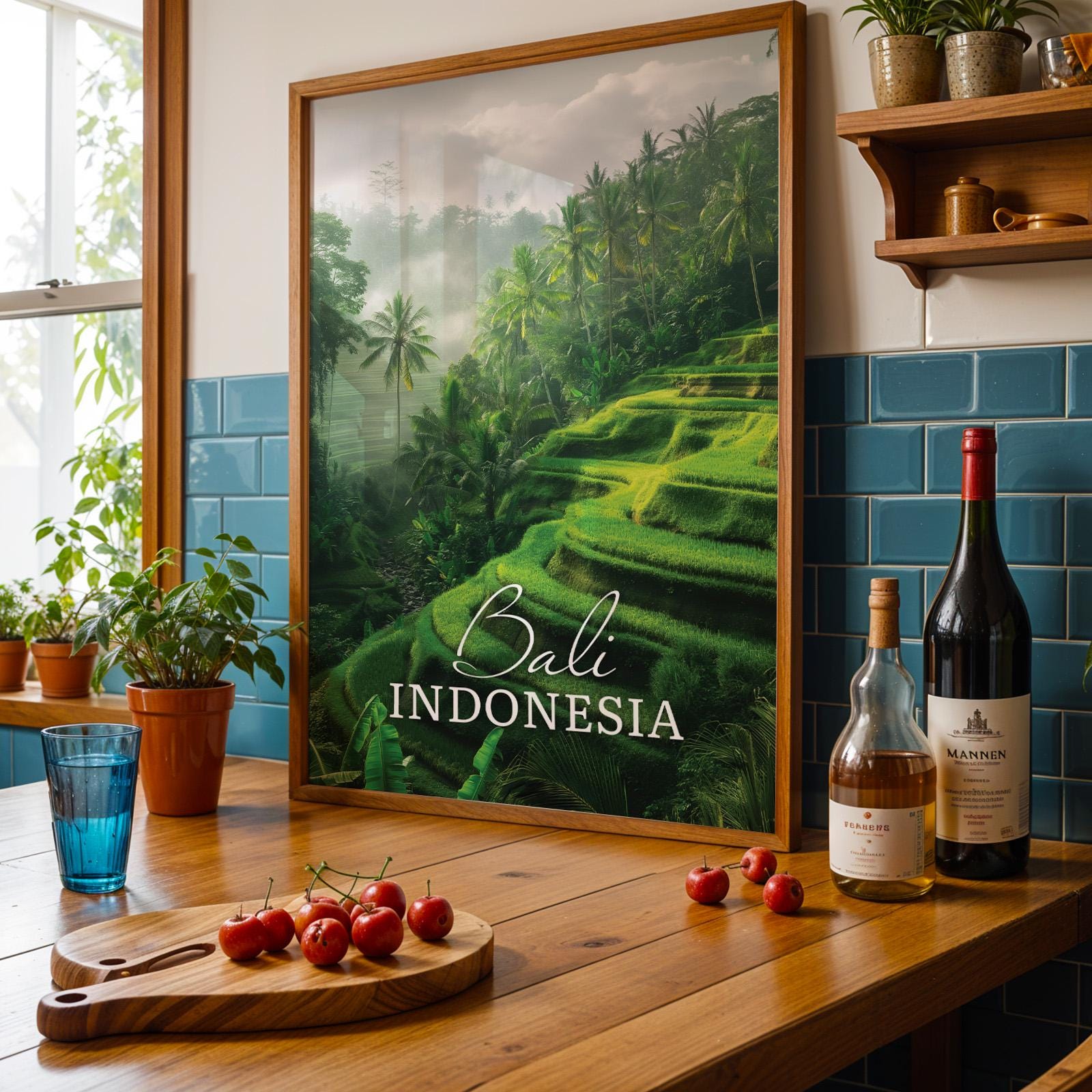 Bali Rice Terraces Print: Ubud Landscape Wall Art (Digital Download)