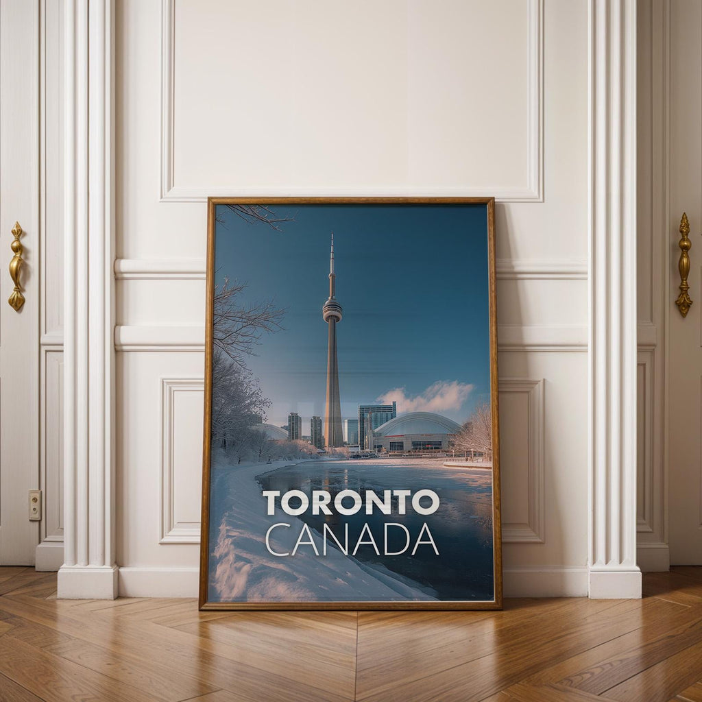 Toronto Cityscape Print: CN Tower, Harbourfront (Digital Download)