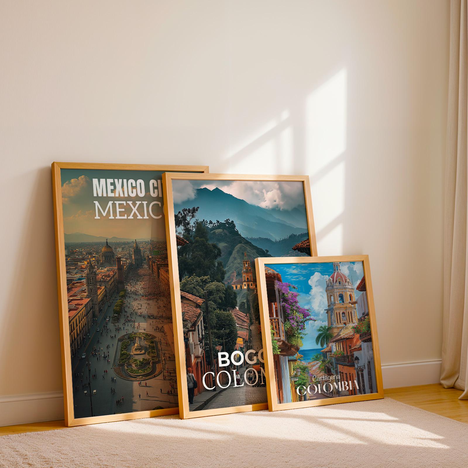 Latin America Cityscape Prints: Custom Gallery Wall Art (Digital Download Bundle)