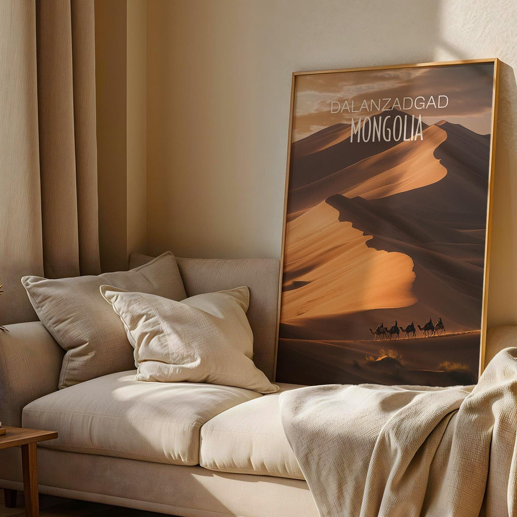 Mongolia Landscape Print: Khongoryn Els Singing Sands (Digital Download)