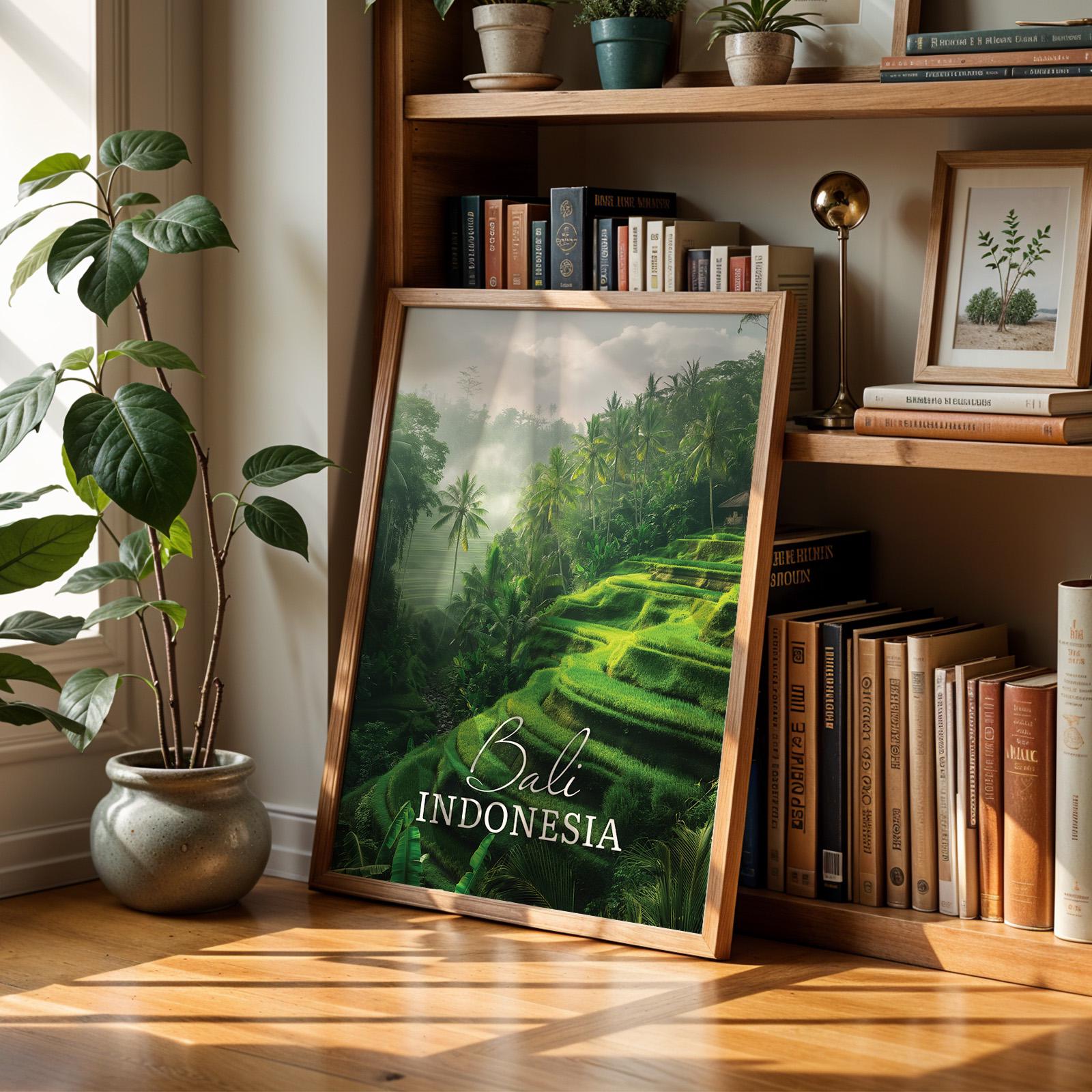 Bali Rice Terraces Print: Ubud Landscape Wall Art (Digital Download)