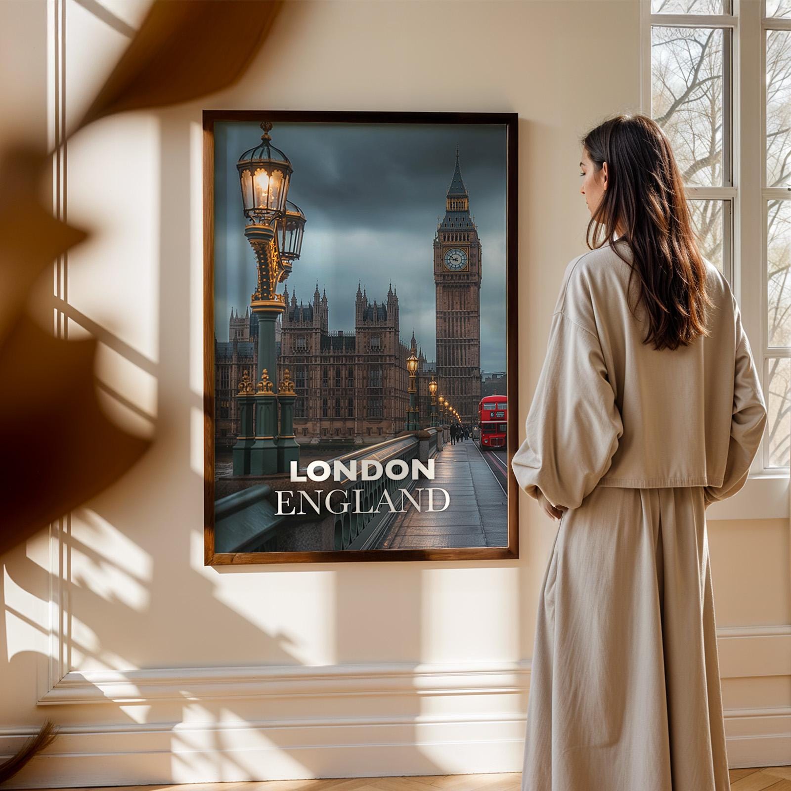 London Big Ben Print: Vibrant UK Cityscape Wall Art (Digital Download