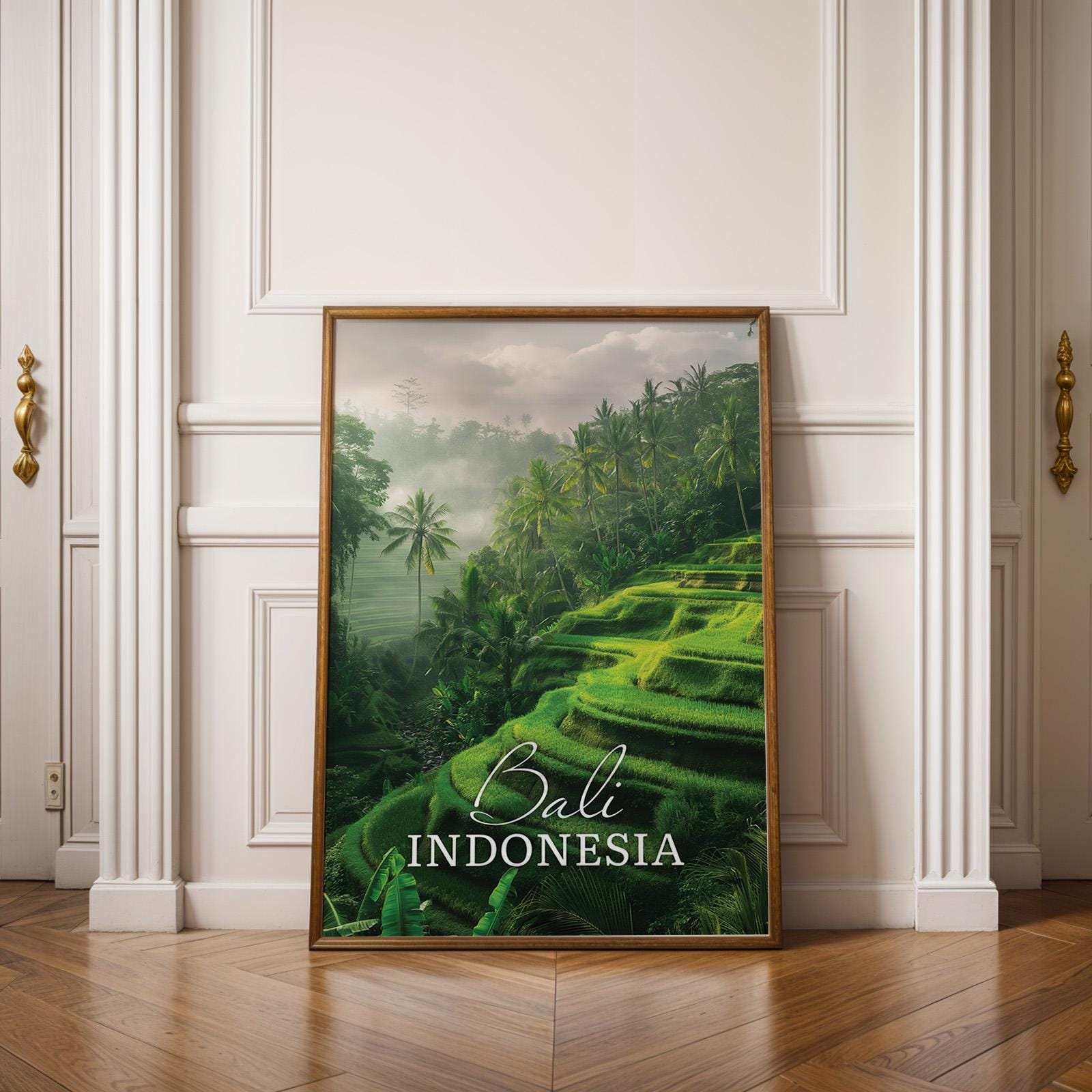 Bali Rice Terraces Print: Ubud Landscape Wall Art (Digital Download)