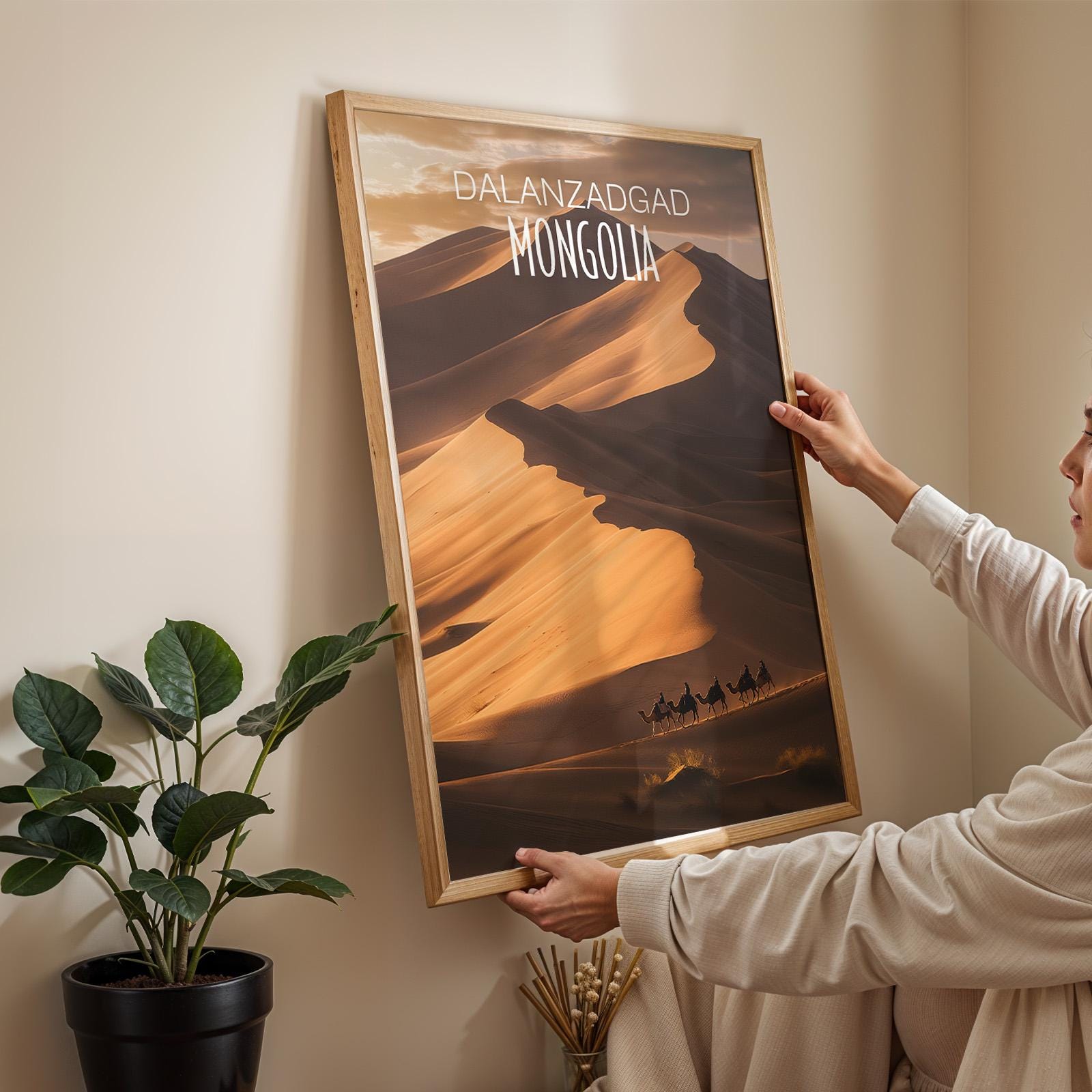 Mongolia Landscape Print: Khongoryn Els Singing Sands (Digital Download)