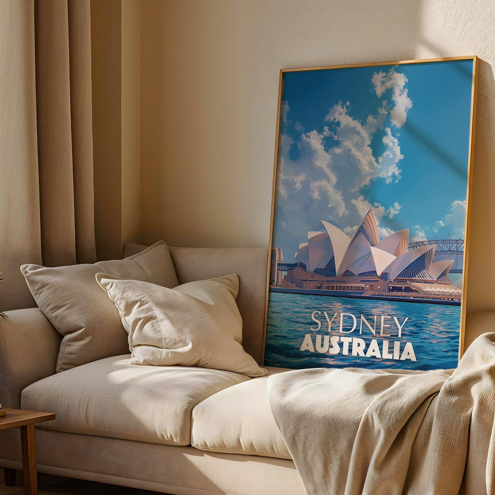 Sydney Opera House Print: Vibrant Australia Harbor Wall Art (Digital Download)