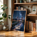 Houston Space Center Skyline Print: Vibrant Texas Wall Art (Digital Download)