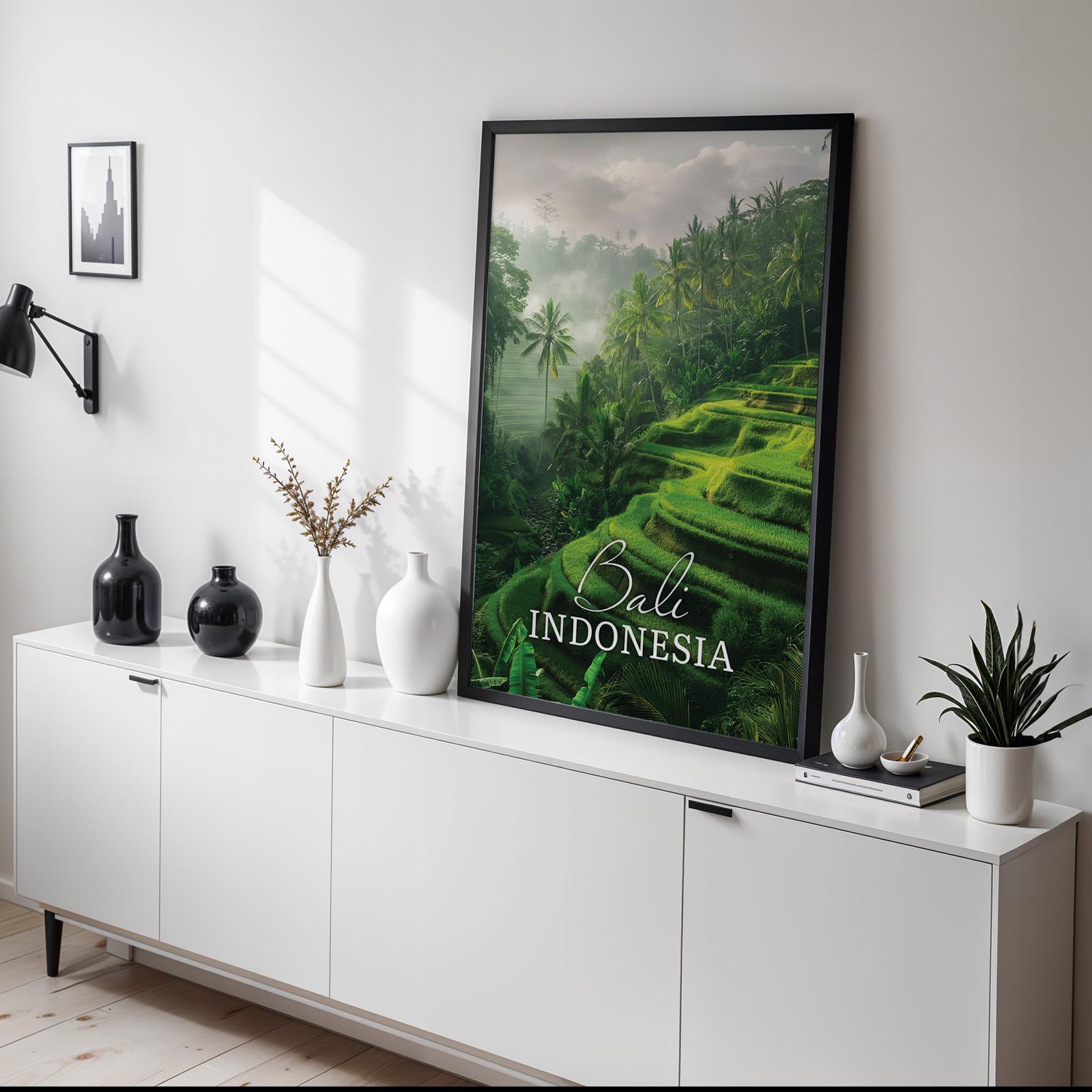 Bali Rice Terraces Print: Ubud Landscape Wall Art (Digital Download)