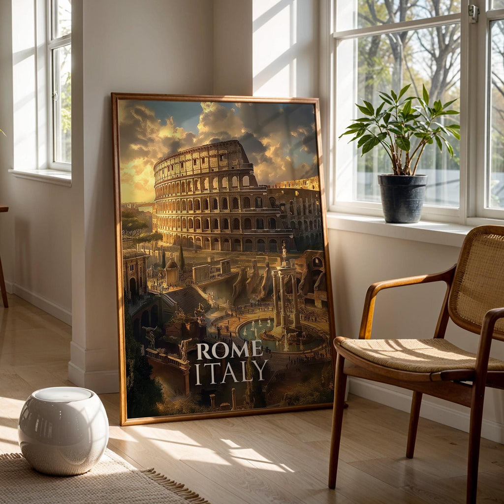 Europe Cityscape Prints: London, Rome, Madrid Gallery Wall Set (Digital Downloadable, Printable)