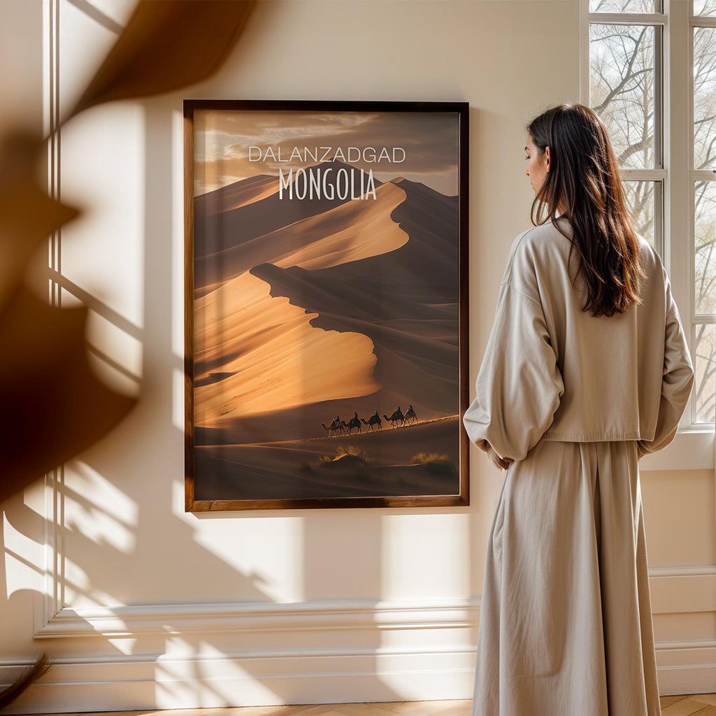 Mongolia Landscape Print: Khongoryn Els Singing Sands (Digital Download)