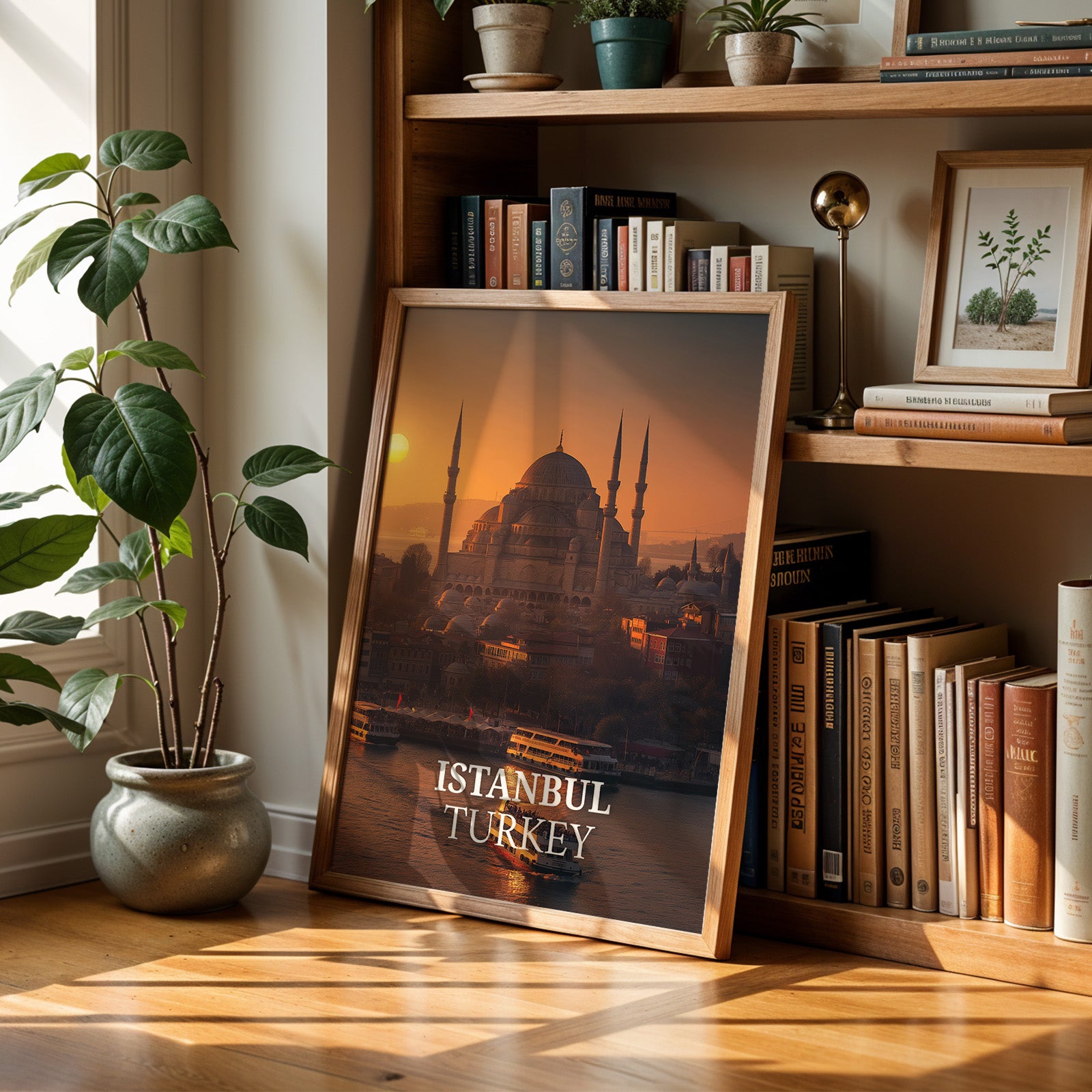 Istanbul Hagia Sophia Print: Vibrant Turkey Cityscape (Digital Download)