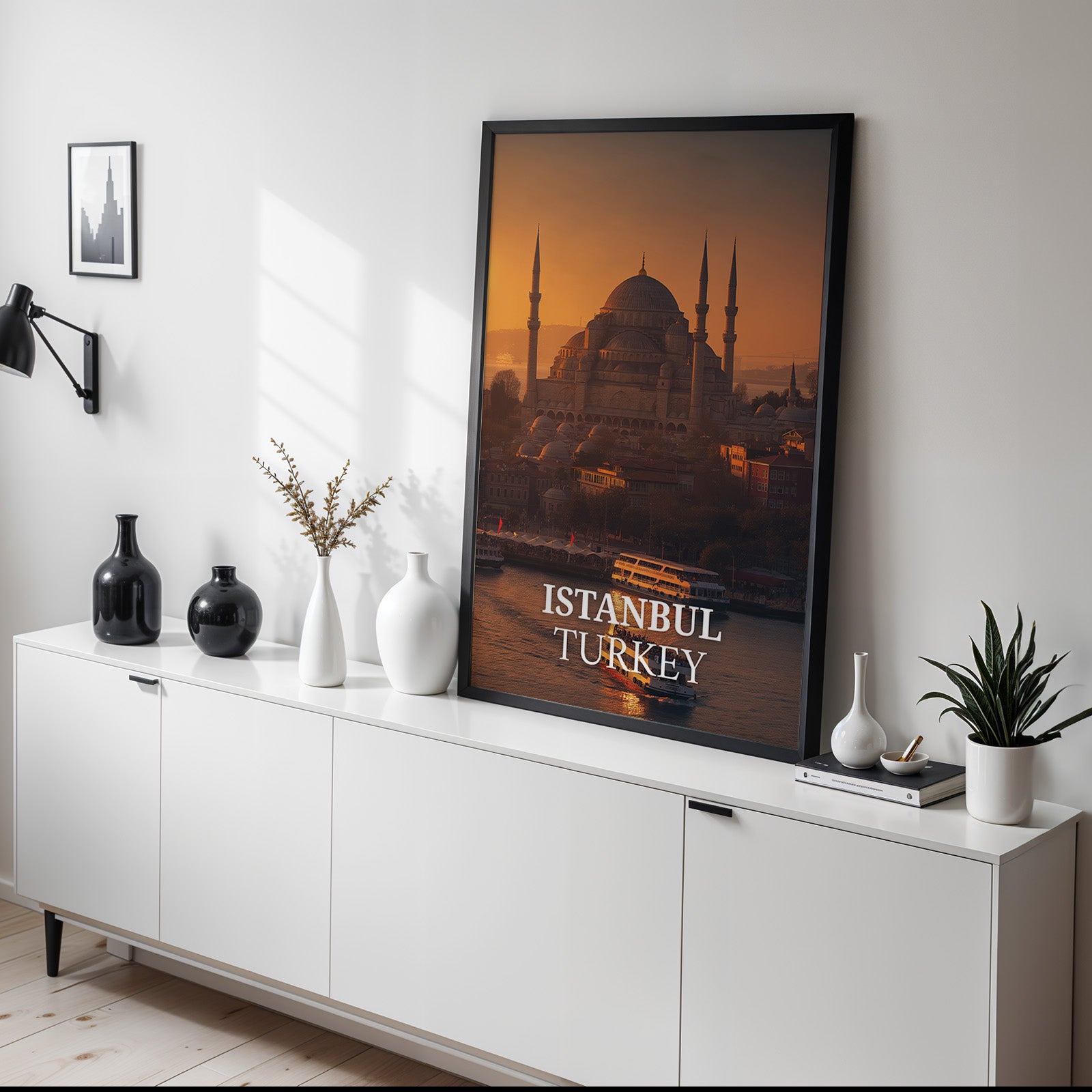 Istanbul Hagia Sophia Print: Vibrant Turkey Cityscape (Digital Download)